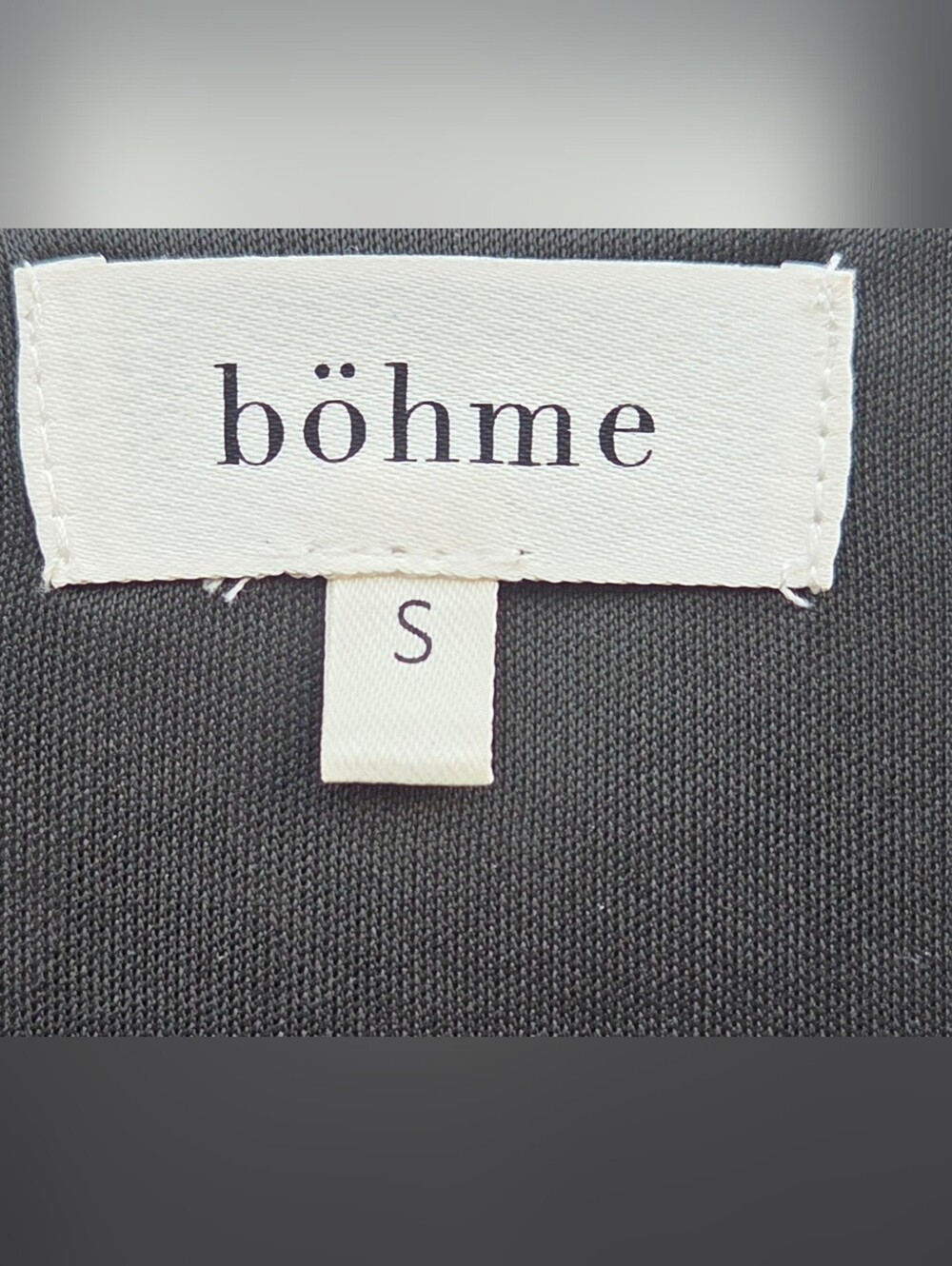 Bohme Black And Cream Floral Maxi Dress With Long Sleeves Size Small - Picture 4 of 6